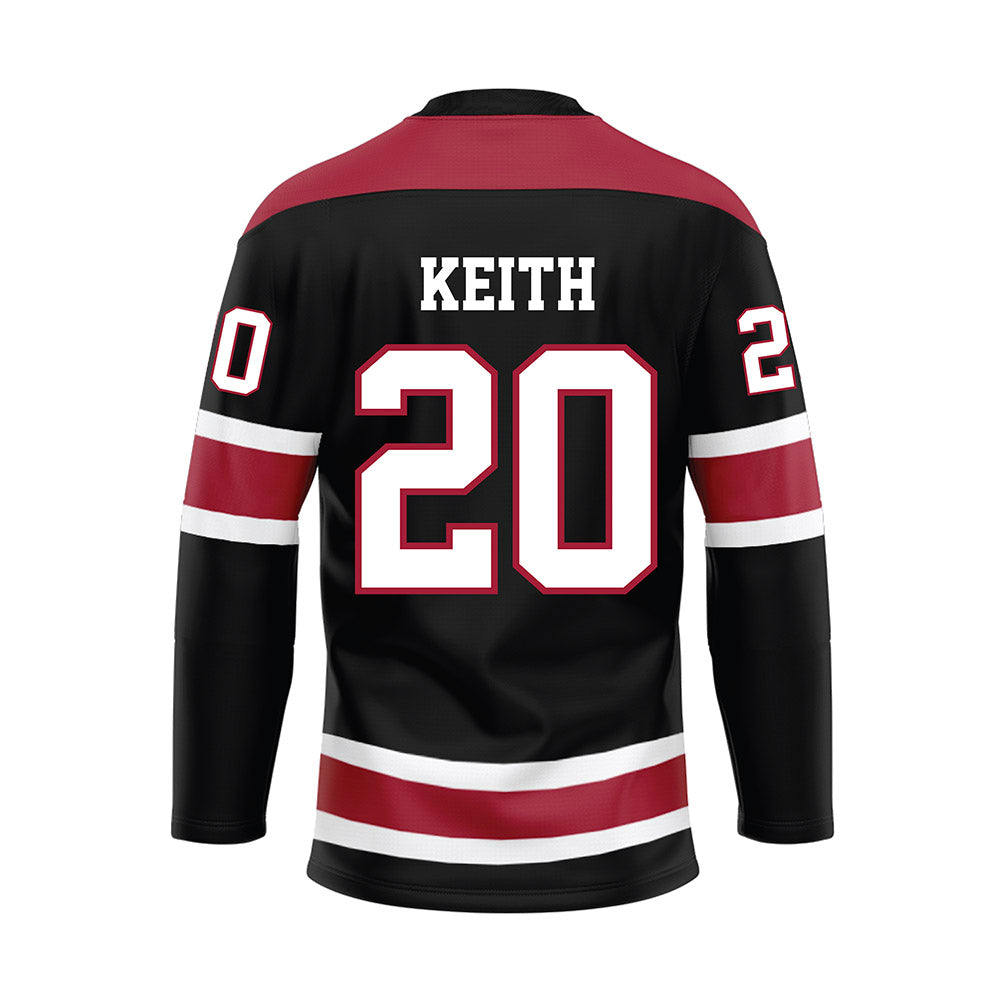 Alabama - NCAA Football : Khalifa Keith - Black Hockey Jersey-1