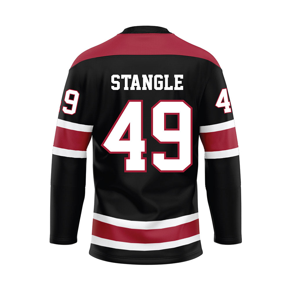 Alabama - NCAA Football : Ethan Stangle - Black Hockey Jersey-1