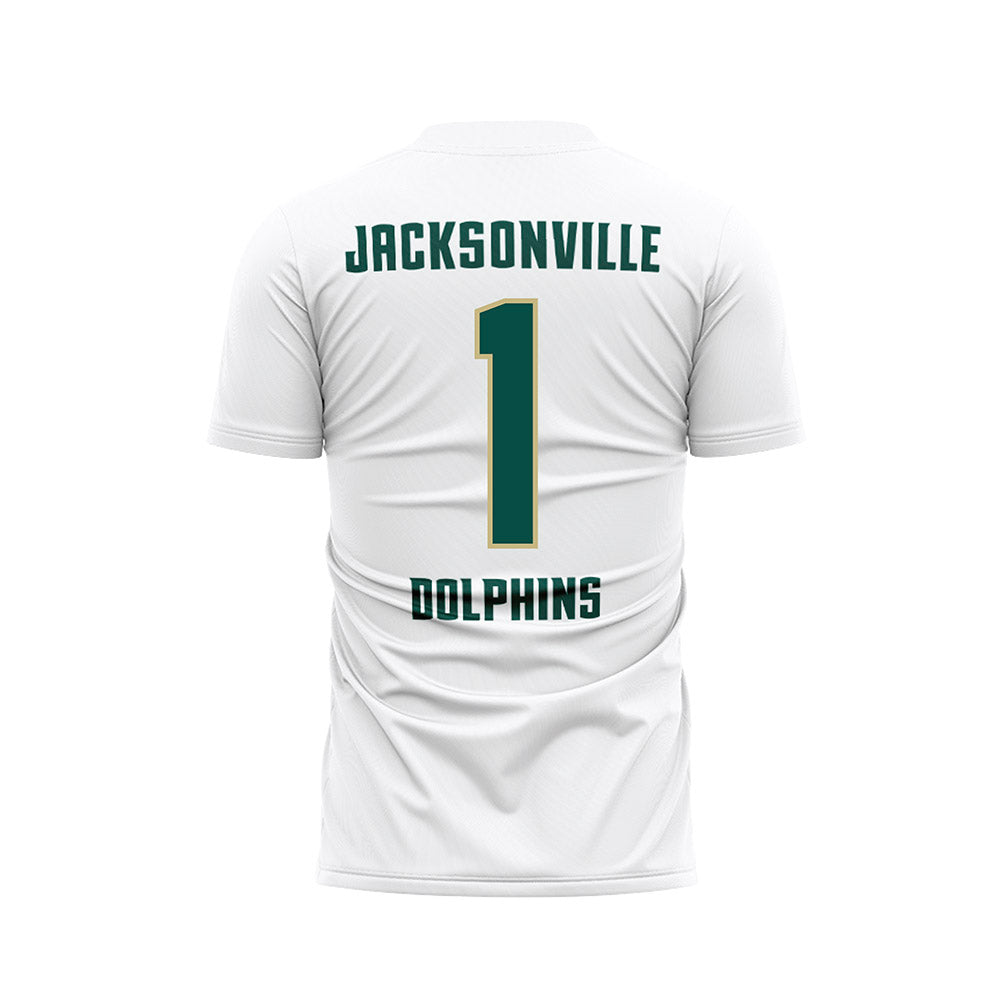Jacksonville - NCAA Men's Soccer : Christian Sekanina - White Soccer Jersey-1