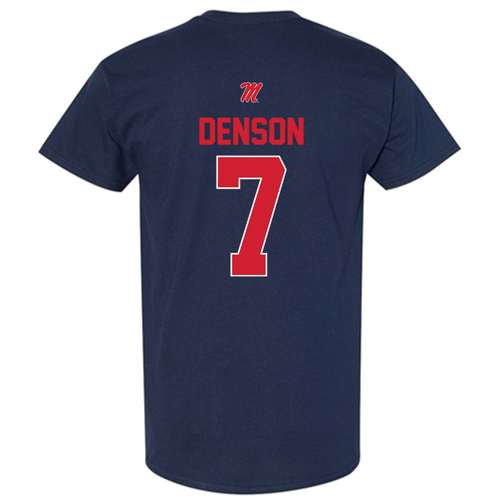 Ole Miss - NCAA Football : Sharif Denson - Classic Shersey T-Shirt-1