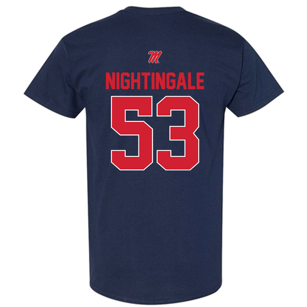 Ole Miss - NCAA Football : Trey Nightingale - T-Shirt-1