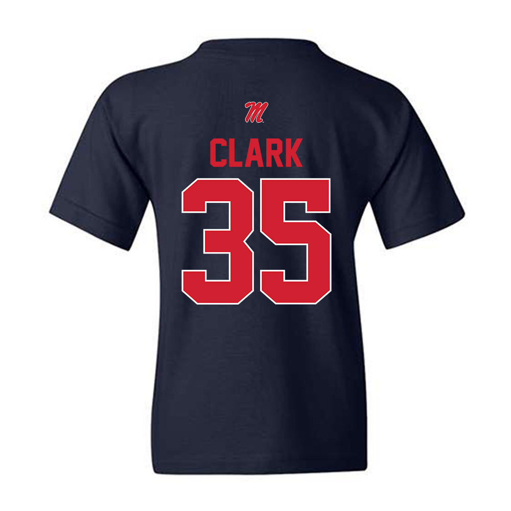 Ole Miss - NCAA Football : Cameron Clark - Classic Shersey Youth T-Shirt-1