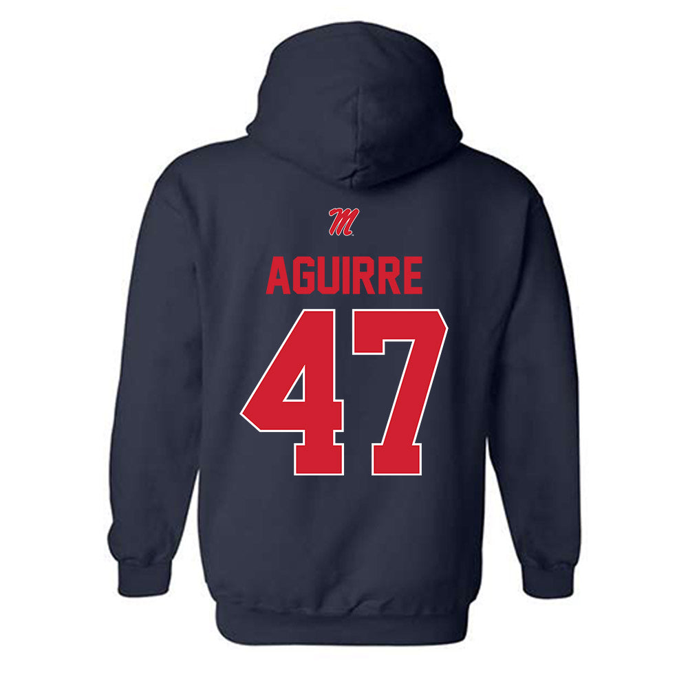 Ole Miss - NCAA Football : Anthony Aguirre - Hooded Sweatshirt-1