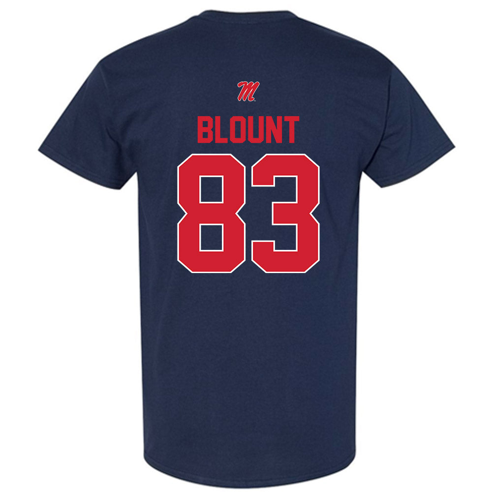 Ole Miss - NCAA Football : Levi Blount - T-Shirt-1
