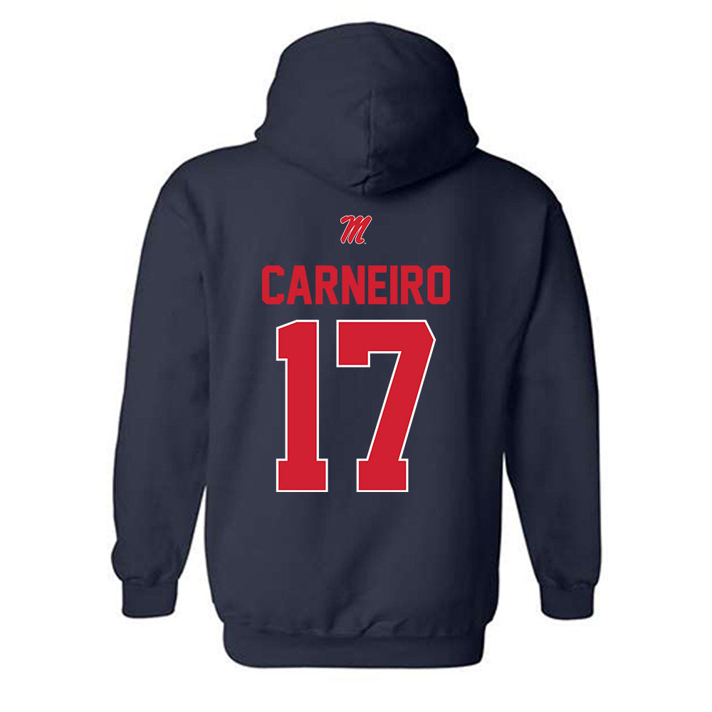 Ole Miss - NCAA Football : Lucas Carneiro - Hooded Sweatshirt-1
