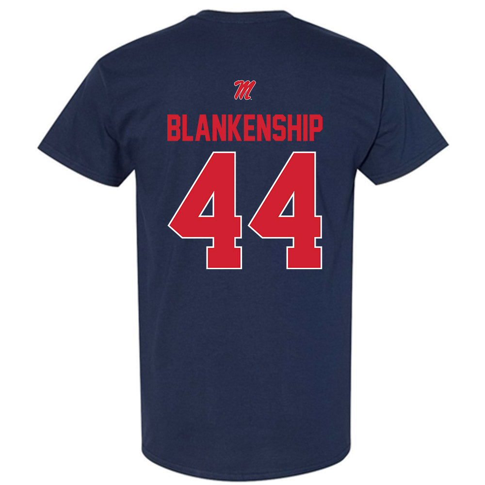 Ole Miss - NCAA Football : Caleb Blankenship - Classic Shersey T-Shirt-1