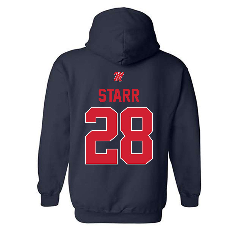 Ole Miss - NCAA Softball : Ryan Starr - Hooded Sweatshirt