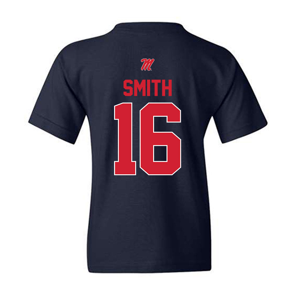 Ole Miss - NCAA Football : Maealiuaki Smith - Youth T-Shirt-1