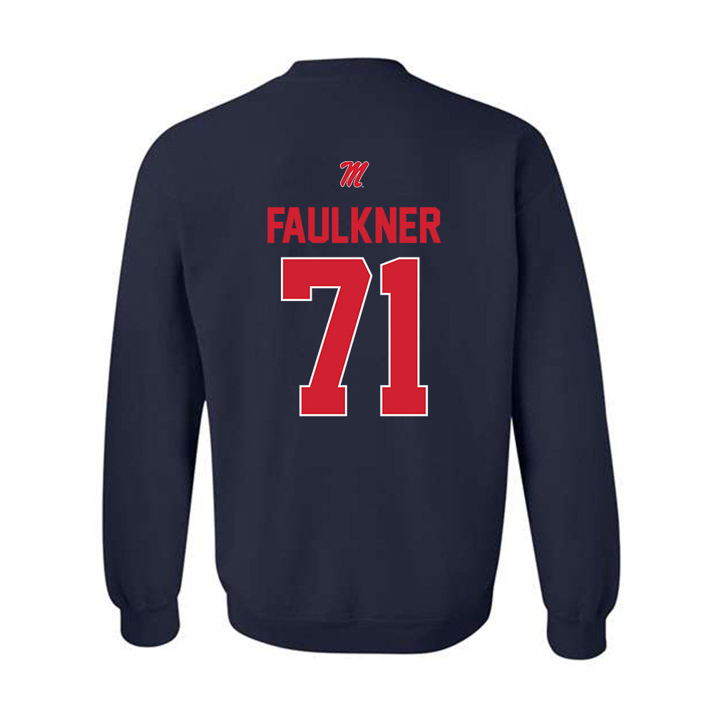Ole Miss - NCAA Football : Emanuel Faulkner - Classic Shersey Crewneck Sweatshirt-1