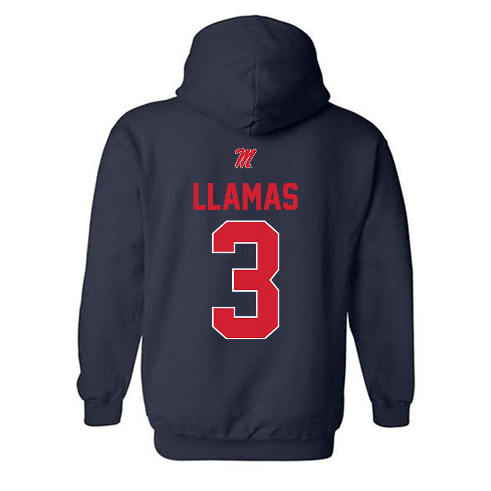 Ole Miss - NCAA Softball : Persy Llamas - Hooded Sweatshirt-1