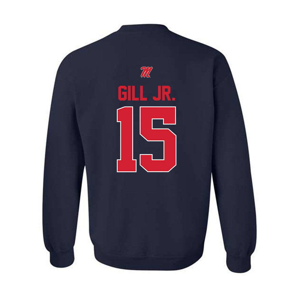 Ole Miss - NCAA Football : Darrell Gill Jr. - Classic Shersey Crewneck Sweatshirt-1