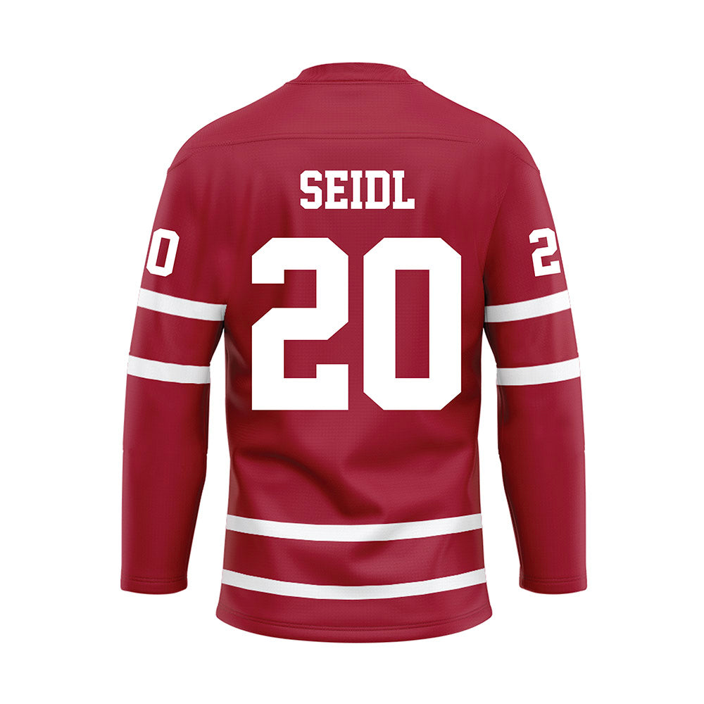Alabama - Baseball Alumni : Tommy Seidl - Crimson Hockey Jersey