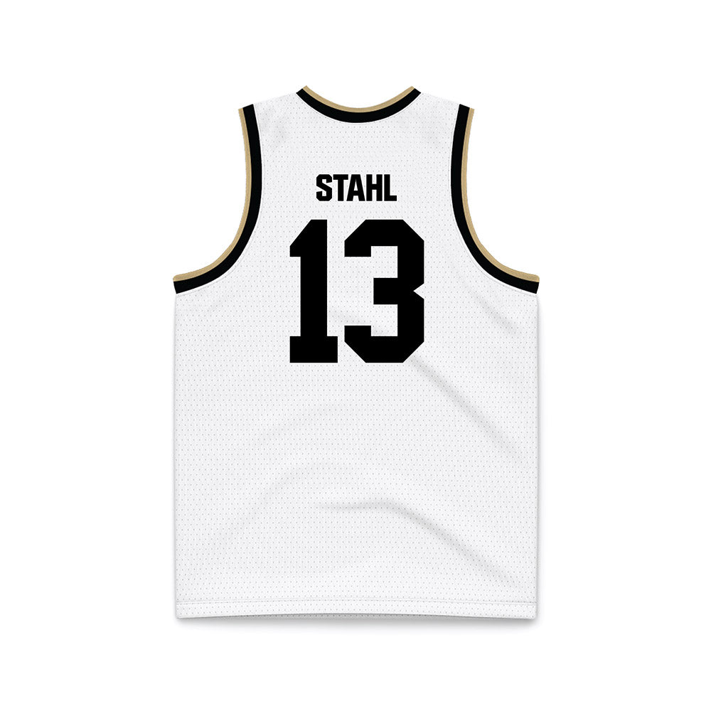 Purdue - NCAA Women's Basketball : Saige Stahl - White Basketball Jersey-1