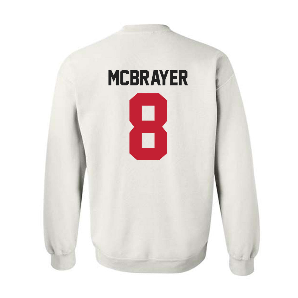 Ohio State - NCAA Men's Ice Hockey : Nathan McBrayer - Classic Shersey Crewneck Sweatshirt-1