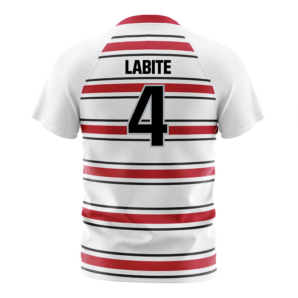 Ohio State - NCAA Men's Soccer : Victor Labite - Pin Stripe Soccer Jersey-1