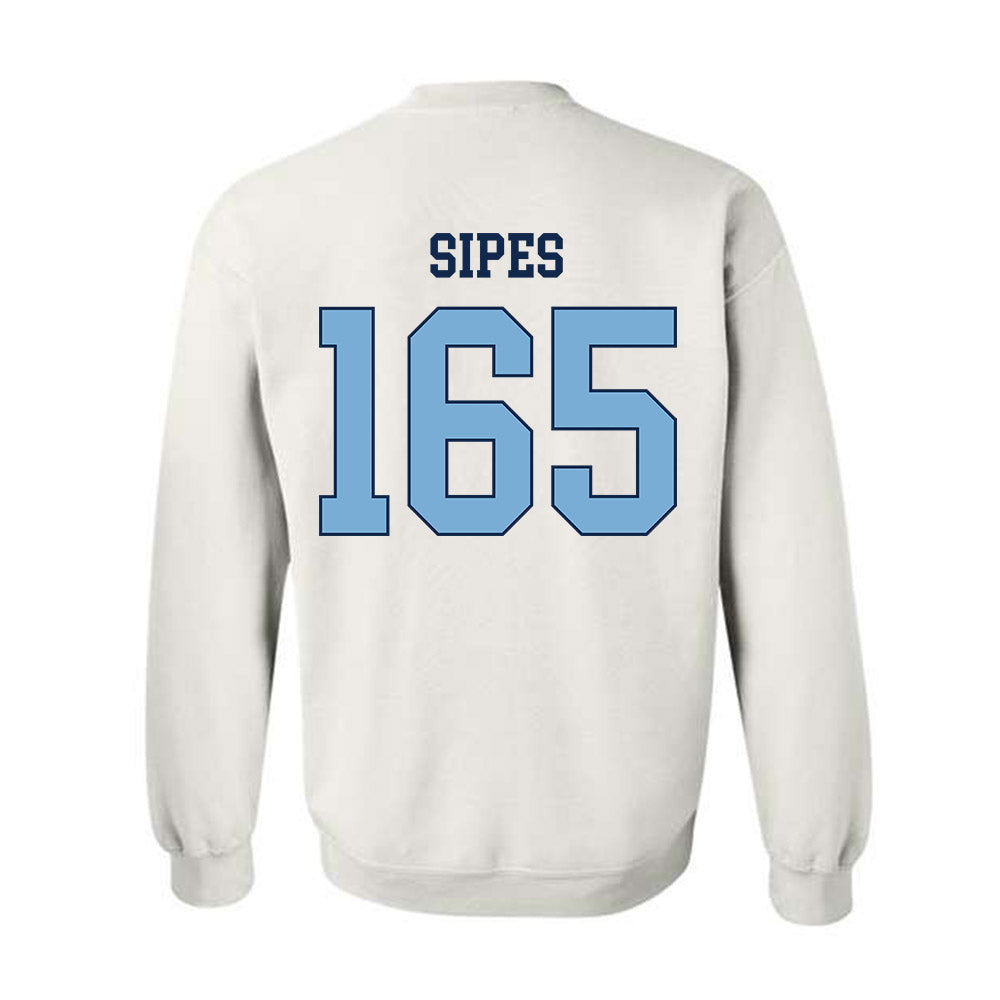UNC - NCAA Wrestling : Lucas Sipes - Classic Shersey Crewneck Sweatshirt-1