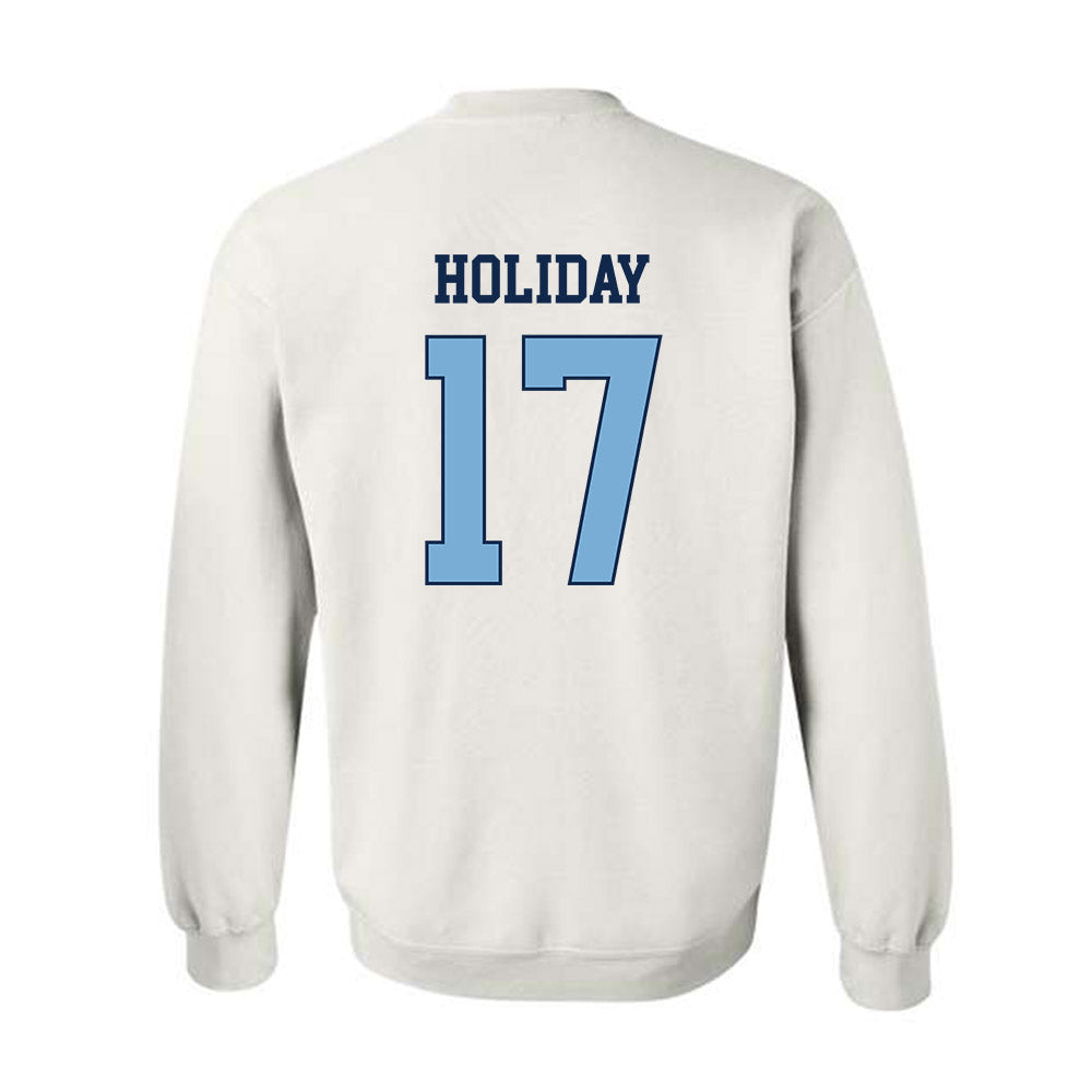 UNC - NCAA Baseball : Talan Holiday - Classic Shersey Crewneck Sweatshirt-1
