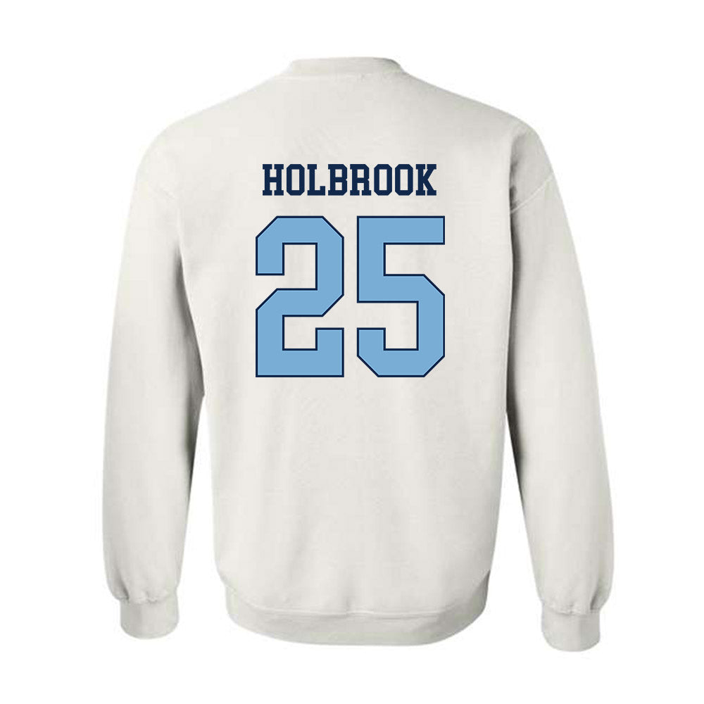 UNC - NCAA Men's Basketball : John Holbrook - Classic Shersey Crewneck Sweatshirt-1