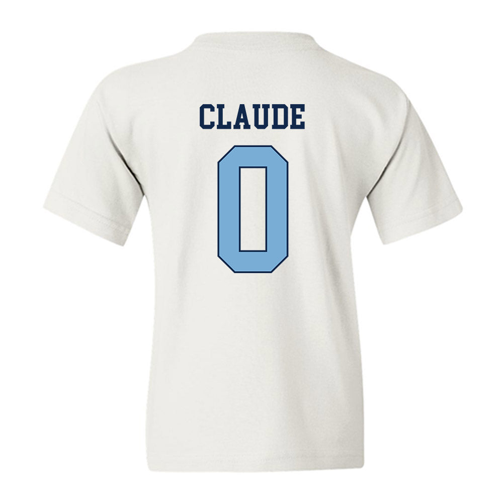 UNC - NCAA Men's Basketball : Tyzhaun Claude - Classic Shersey Youth T-Shirt-1