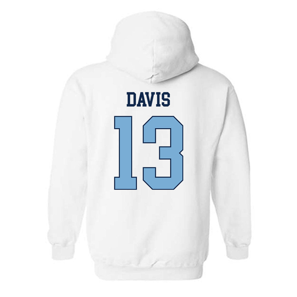 UNC - NCAA Softball : Kina Davis - Classic Shersey Hooded Sweatshirt-1