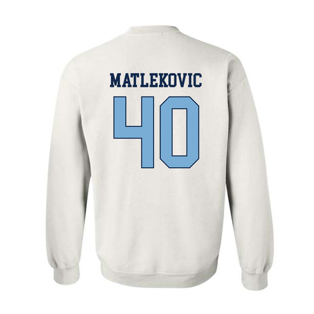 UNC - NCAA Men's Basketball : Ivan Matlekovic - Classic Shersey Crewneck Sweatshirt-1