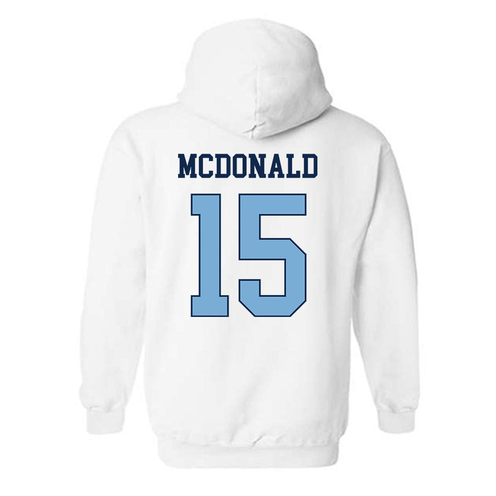 UNC - NCAA Football : Derek McDonald - Classic Shersey Hooded Sweatshirt-1