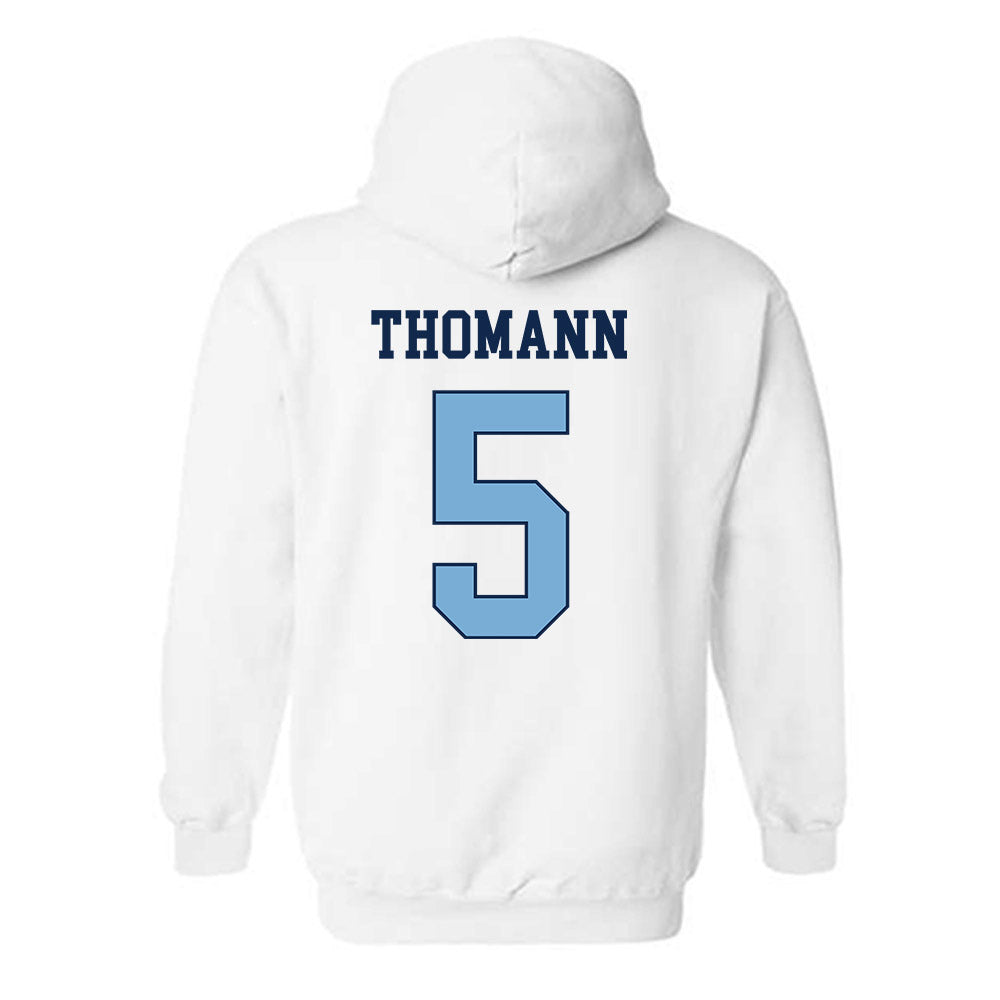 UNC - NCAA Men's Lacrosse : Peter Thomann - Classic Shersey Hooded Sweatshirt