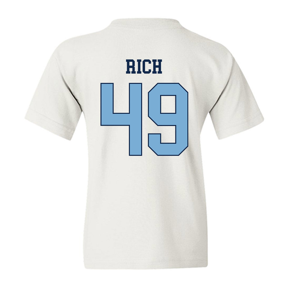 UNC - NCAA Baseball : Amos Rich - Classic Shersey Youth T-Shirt-1