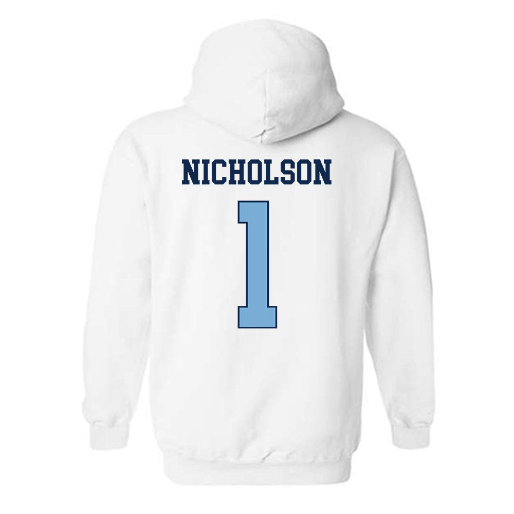 UNC - NCAA Baseball : Cooper Nicholson - Classic Shersey Hooded Sweatshirt-1