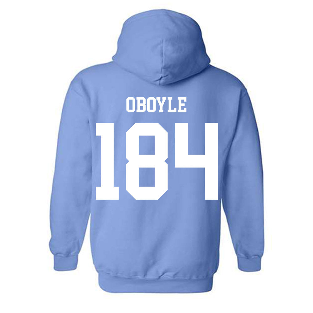 UNC - NCAA Wrestling : Nolan OBoyle - Classic Shersey Hooded Sweatshirt-1
