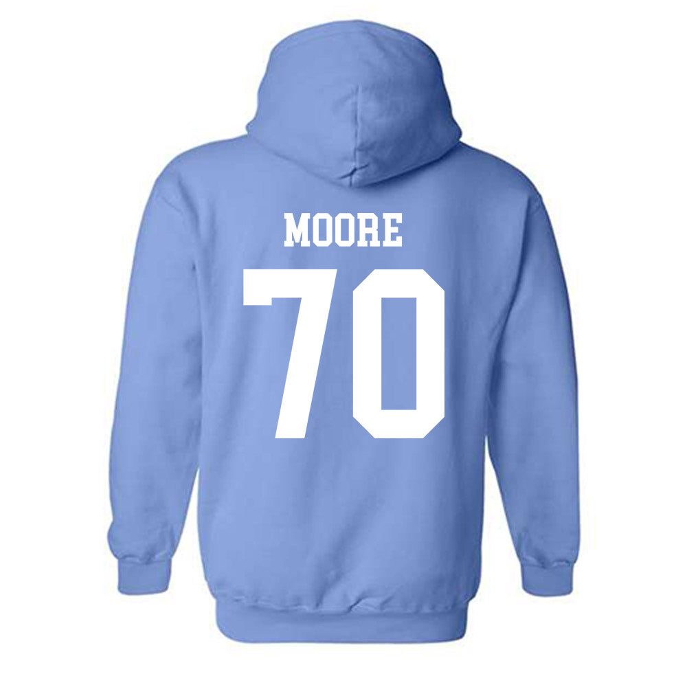 UNC - NCAA Men's Lacrosse : John Moore - Classic Shersey Hooded Sweatshirt-1