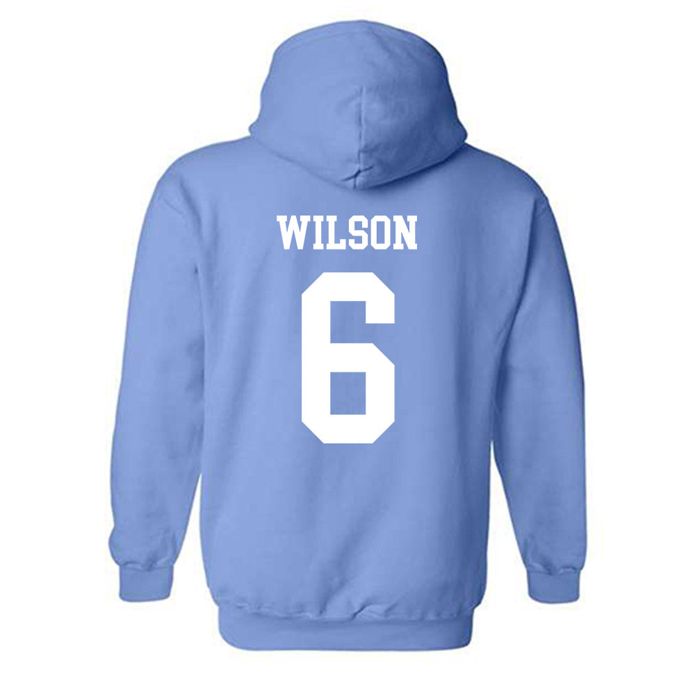UNC - NCAA Softball : Sahara Wilson - Classic Shersey Hooded Sweatshirt-1