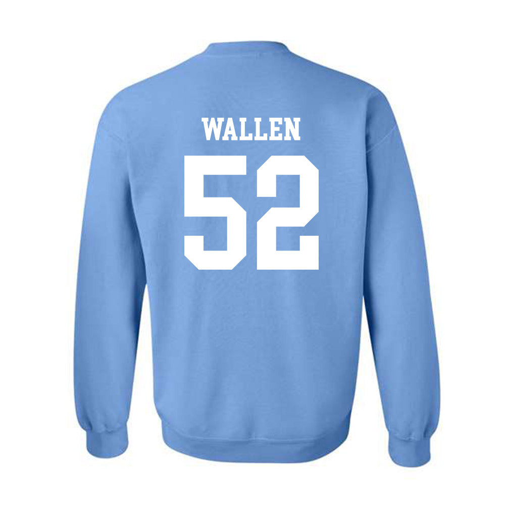 UNC - NCAA Baseball : Andrew Wallen - Classic Shersey Crewneck Sweatshirt-1
