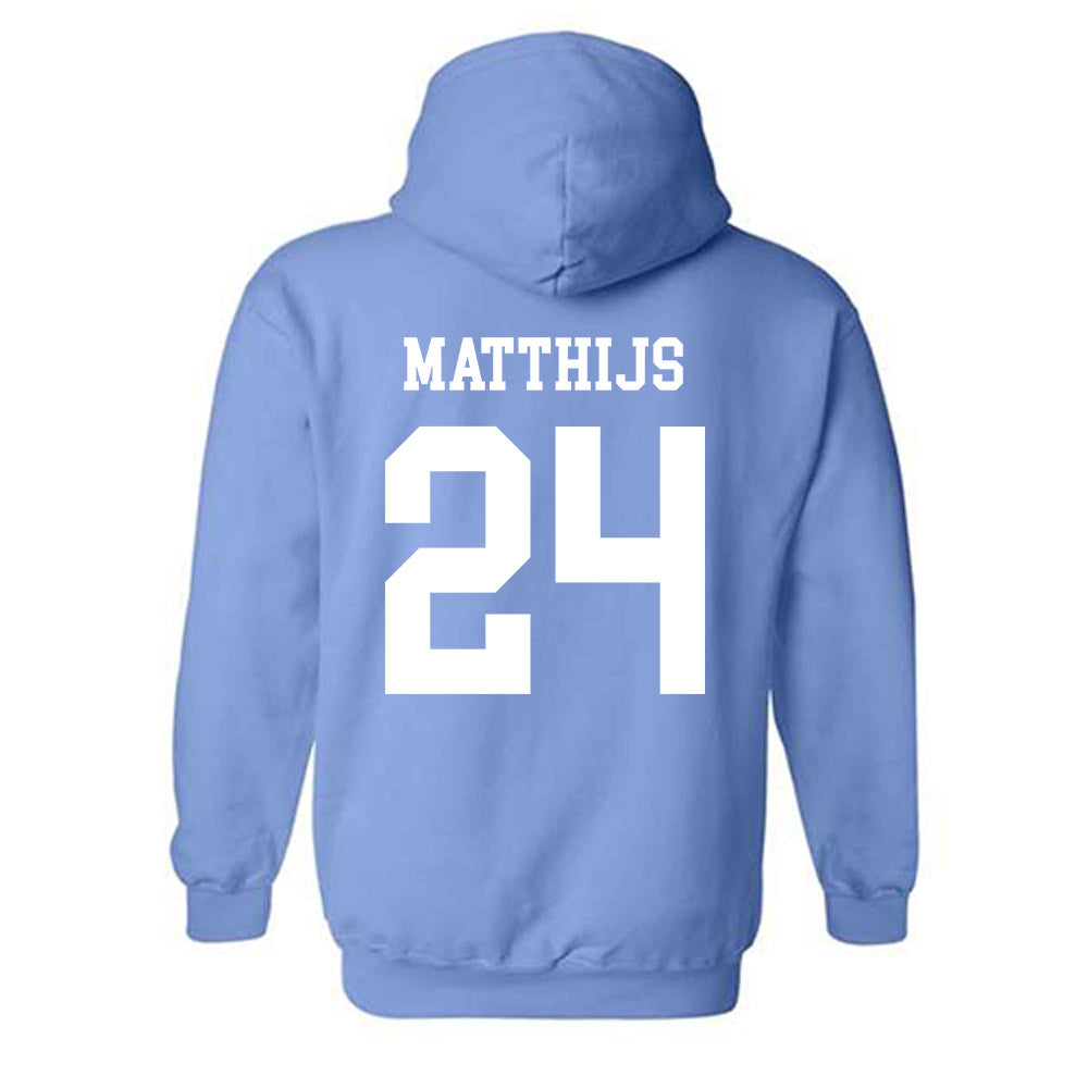 UNC - NCAA Baseball : Matthew Matthijs - Classic Shersey Hooded Sweatshirt-1