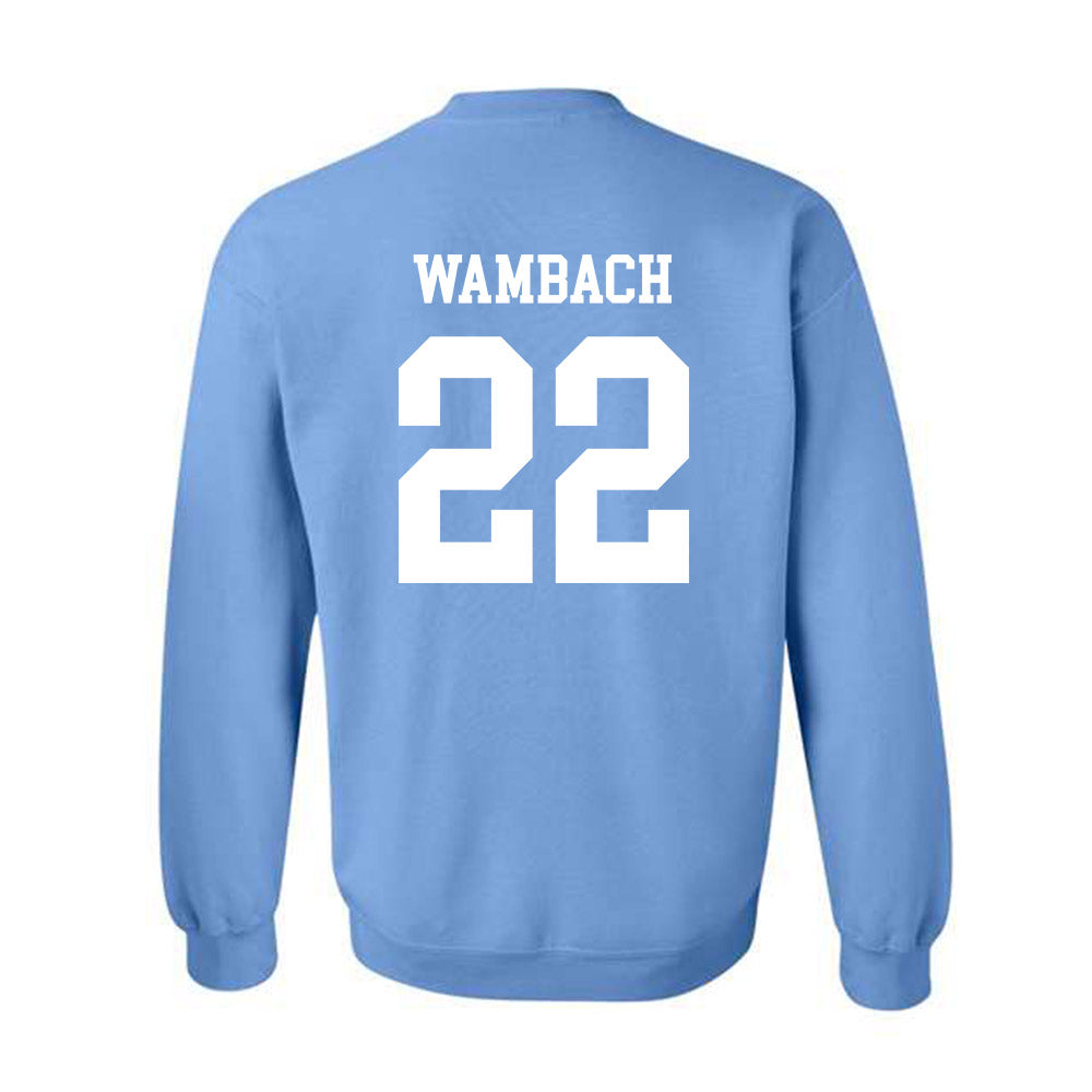 UNC - NCAA Men's Lacrosse : Brady Wambach - Classic Shersey Crewneck Sweatshirt-1