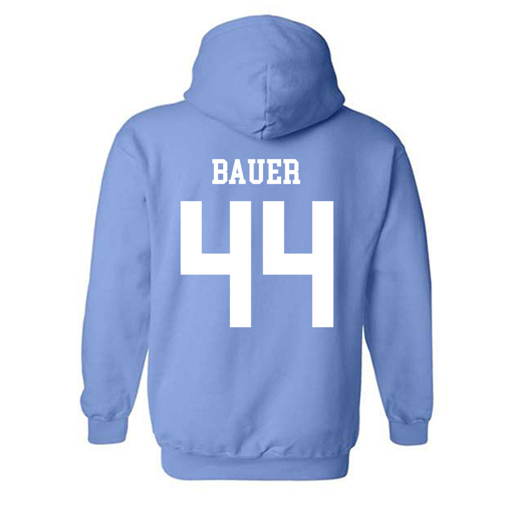 UNC - NCAA Football : Jake Bauer - Classic Shersey Hooded Sweatshirt-1