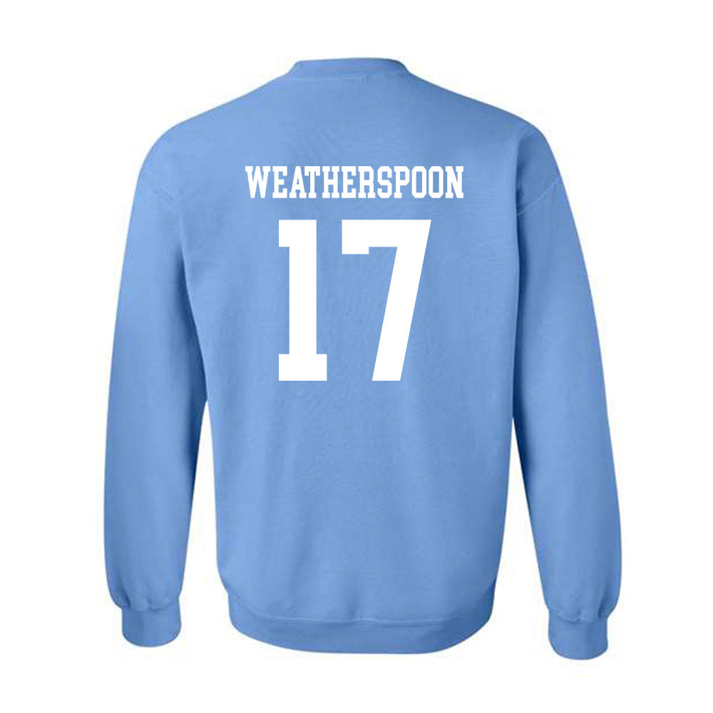 UNC - NCAA Football : Jakob Weatherspoon - Classic Shersey Crewneck Sweatshirt-1