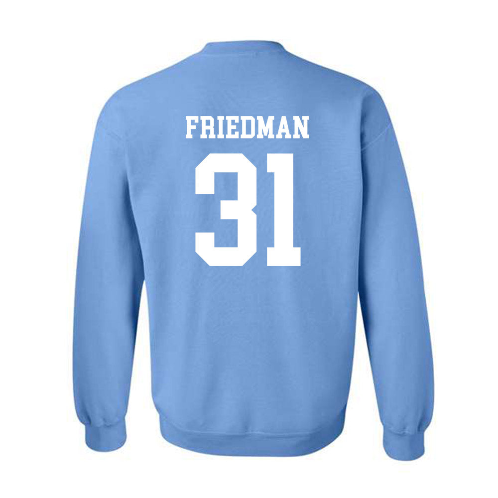 UNC - NCAA Men's Lacrosse : Caswell Friedman - Classic Shersey Crewneck Sweatshirt-1