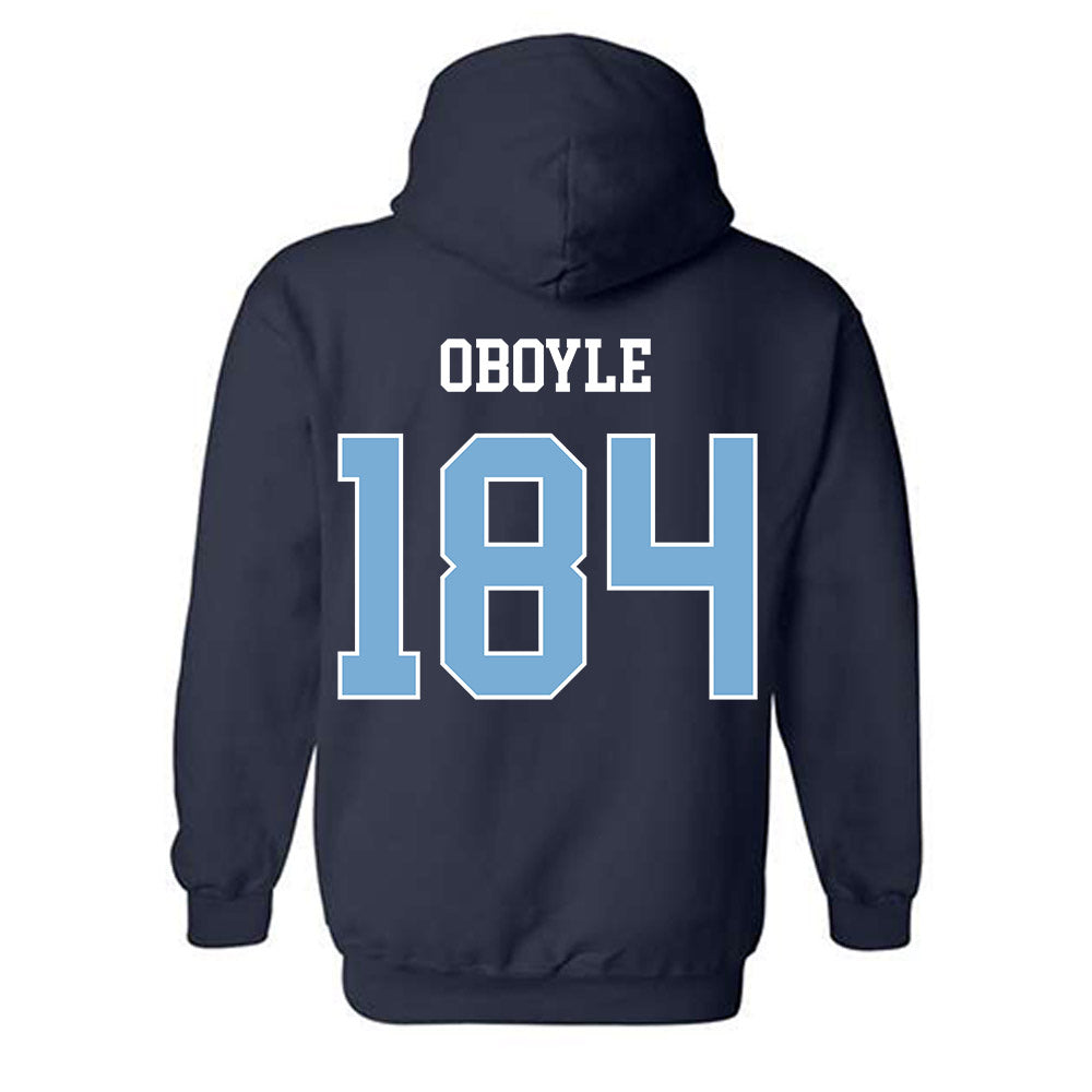 UNC - NCAA Wrestling : Nolan OBoyle - Classic Shersey Hooded Sweatshirt-1