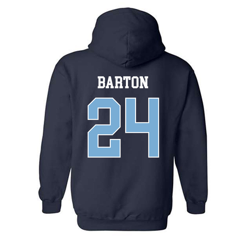 UNC - NCAA Men's Lacrosse : Jack Barton - Classic Shersey Hooded Sweatshirt-1