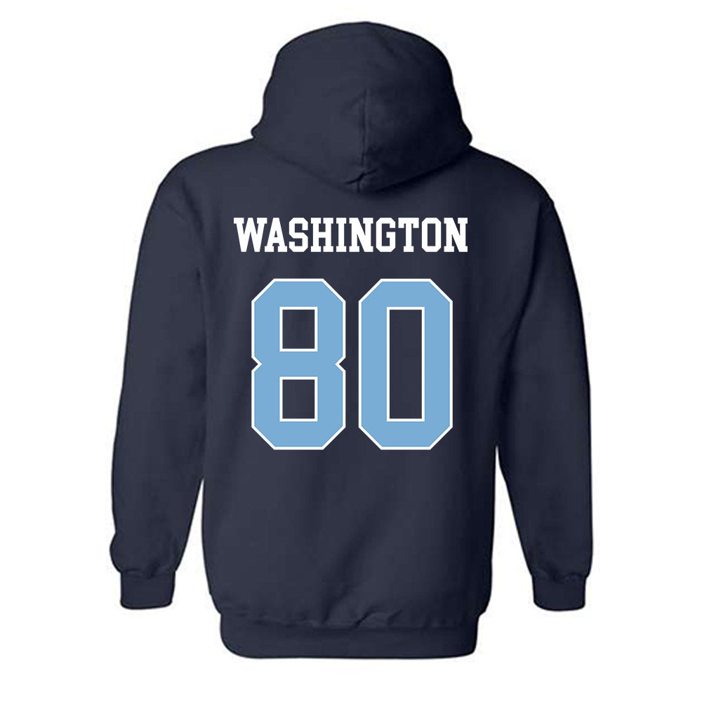 UNC - NCAA Football : Jordan Washington - Classic Shersey Hooded Sweatshirt-1