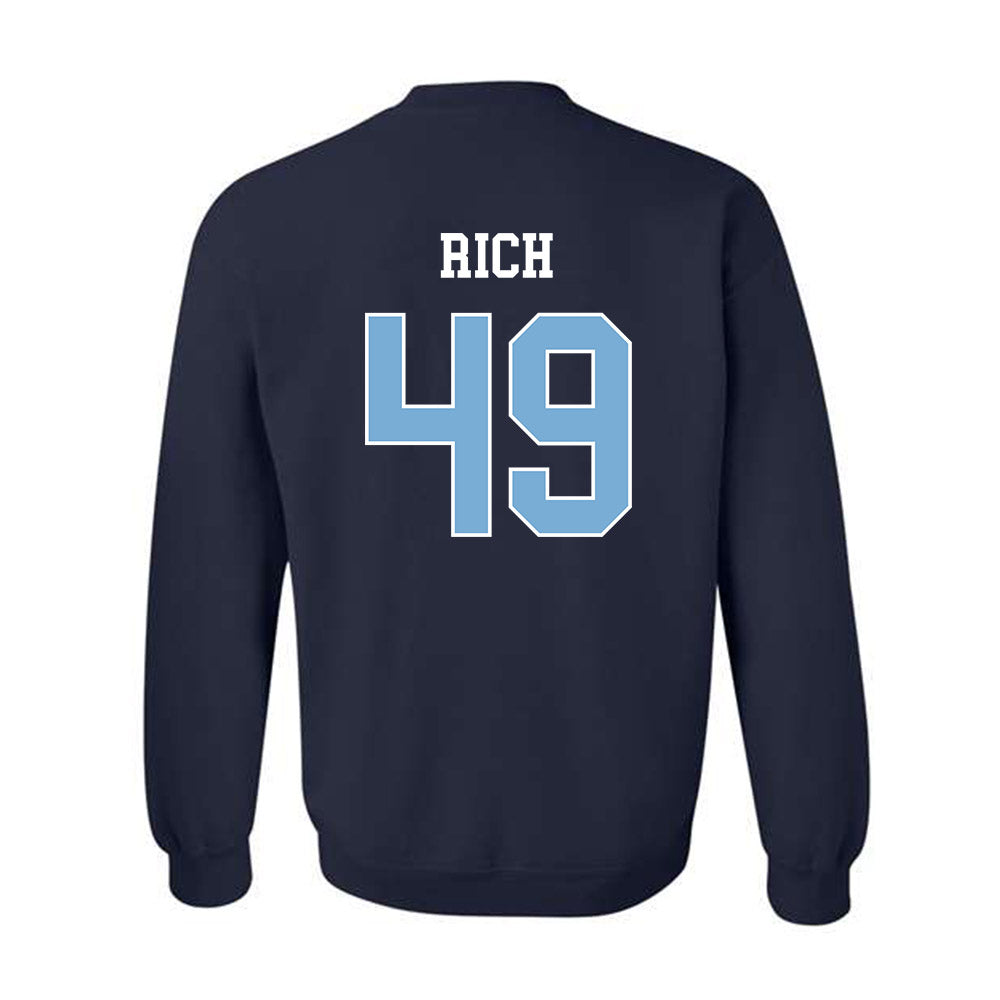 UNC - NCAA Baseball : Amos Rich - Classic Shersey Crewneck Sweatshirt-1
