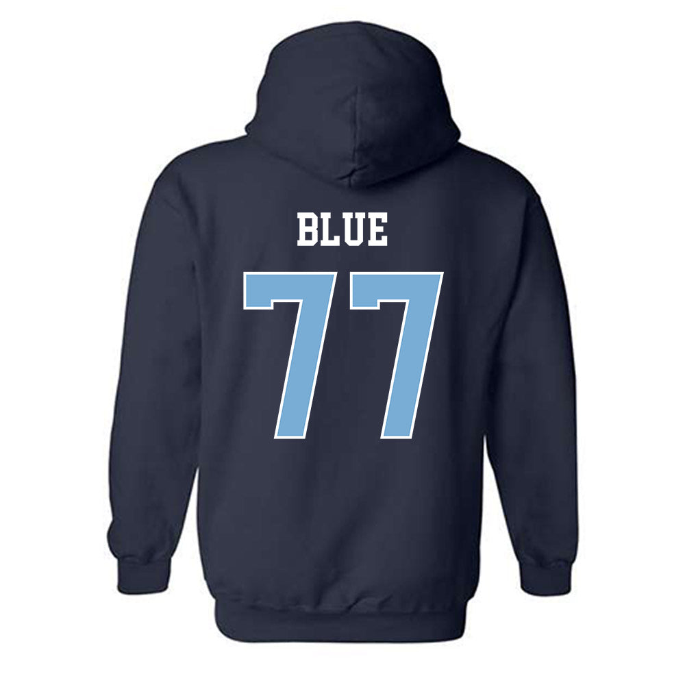 UNC - NCAA Football : Trey Blue - Classic Shersey Hooded Sweatshirt-1