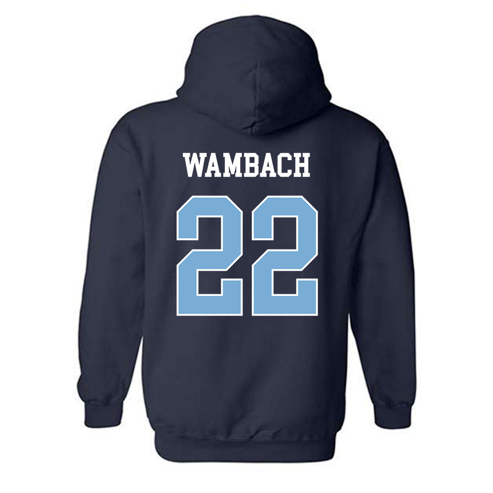 UNC - NCAA Men's Lacrosse : Brady Wambach - Classic Shersey Hooded Sweatshirt-1
