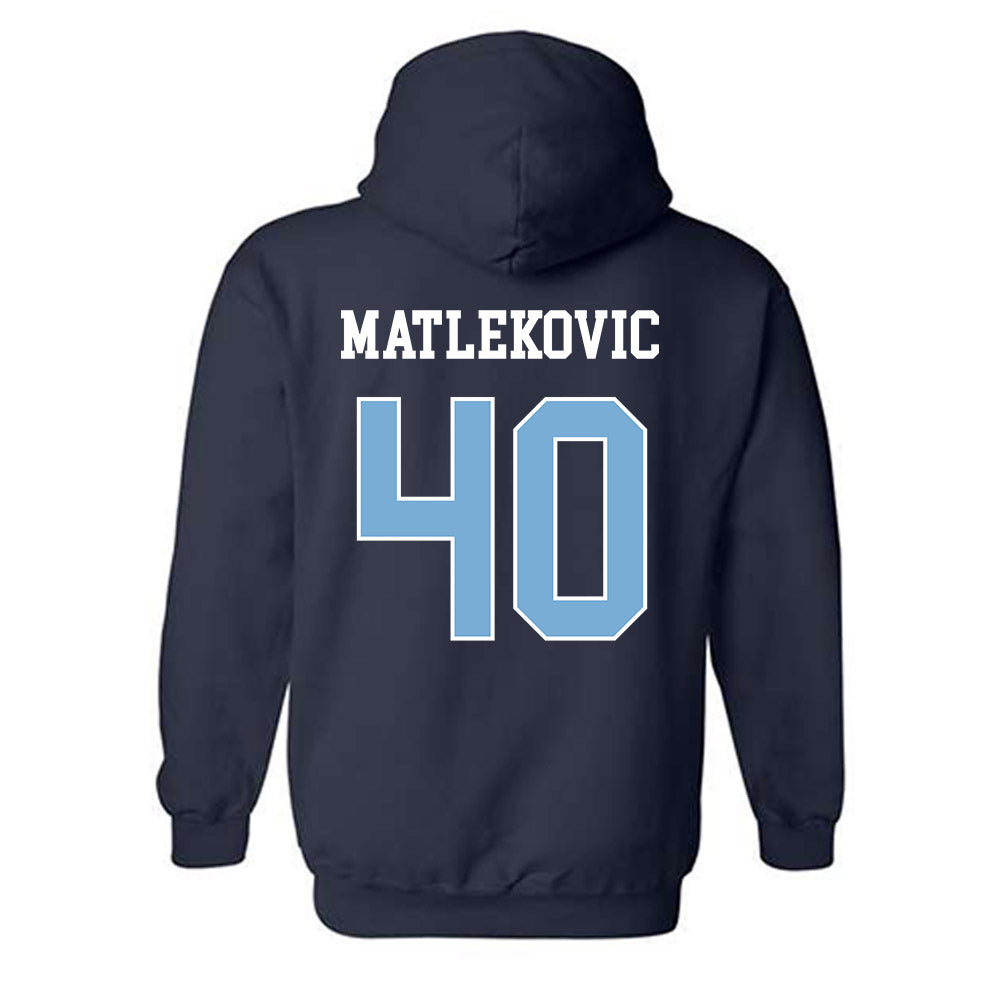 UNC - NCAA Men's Basketball : Ivan Matlekovic - Classic Shersey Hooded Sweatshirt-1