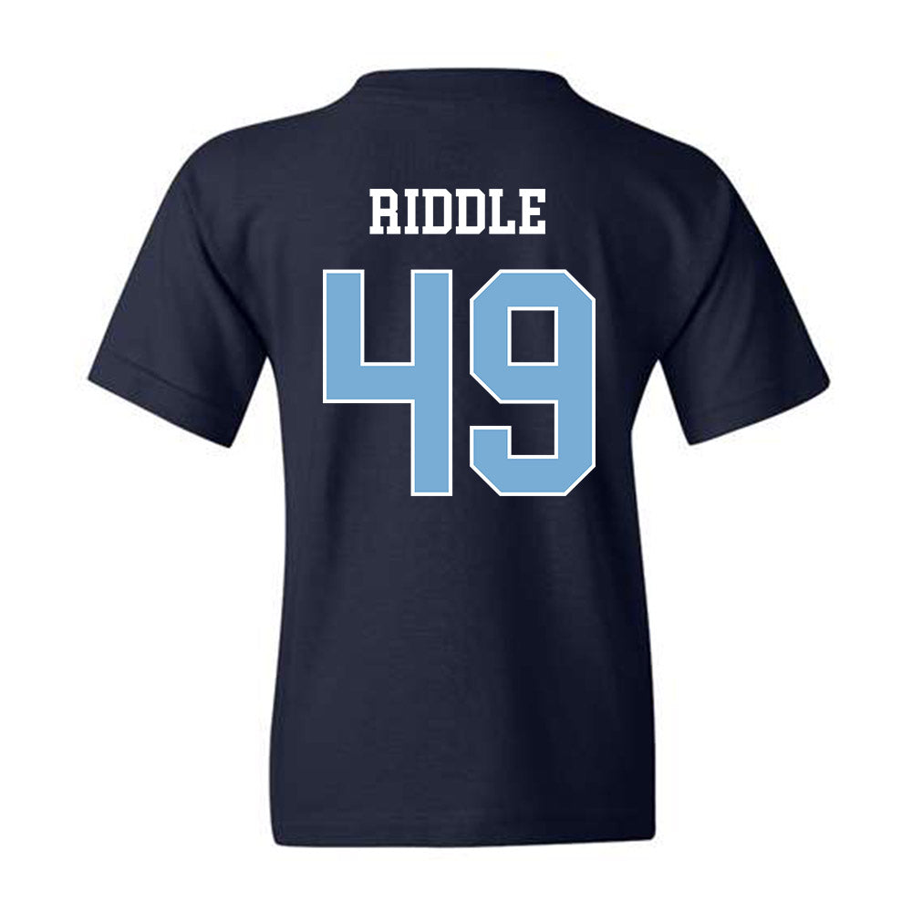 UNC - NCAA Men's Lacrosse : Alec Riddle - Classic Shersey Youth T-Shirt