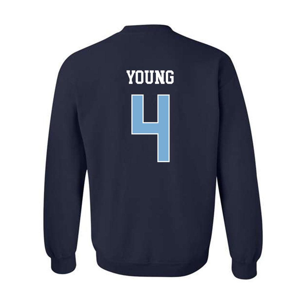 UNC - NCAA Men's Basketball : Jaydon Young - Classic Shersey Crewneck Sweatshirt-1