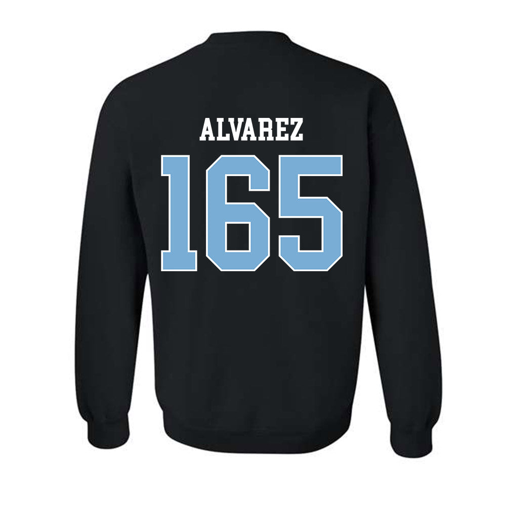 UNC - NCAA Wrestling : Omaury Alvarez - Classic Shersey Crewneck Sweatshirt-1