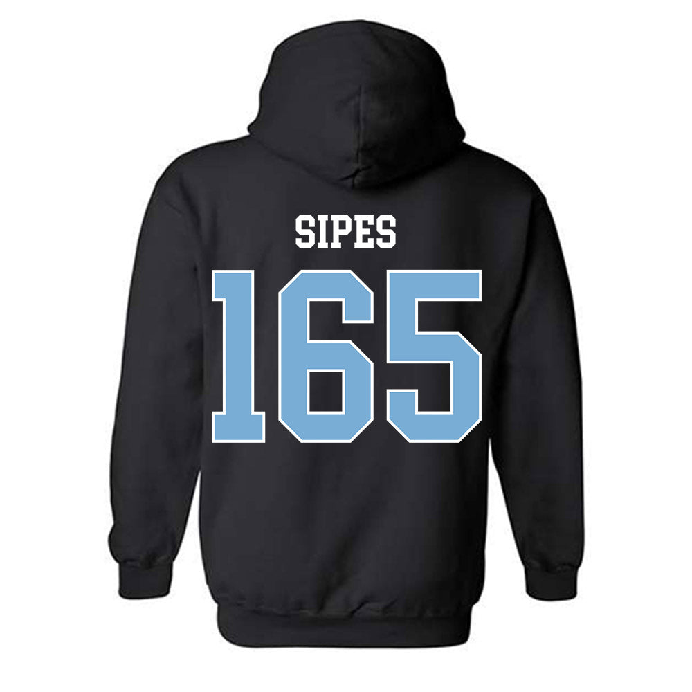 UNC - NCAA Wrestling : Lucas Sipes - Classic Shersey Hooded Sweatshirt-1