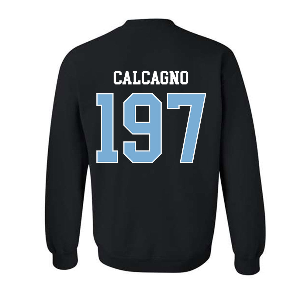 UNC - NCAA Wrestling : Mikey Calcagno - Classic Shersey Crewneck Sweatshirt-1